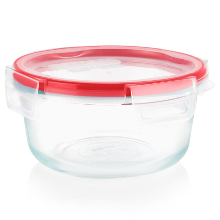 0Pyrex Freshlock 950mL Round c/Tapa plastico trasnp