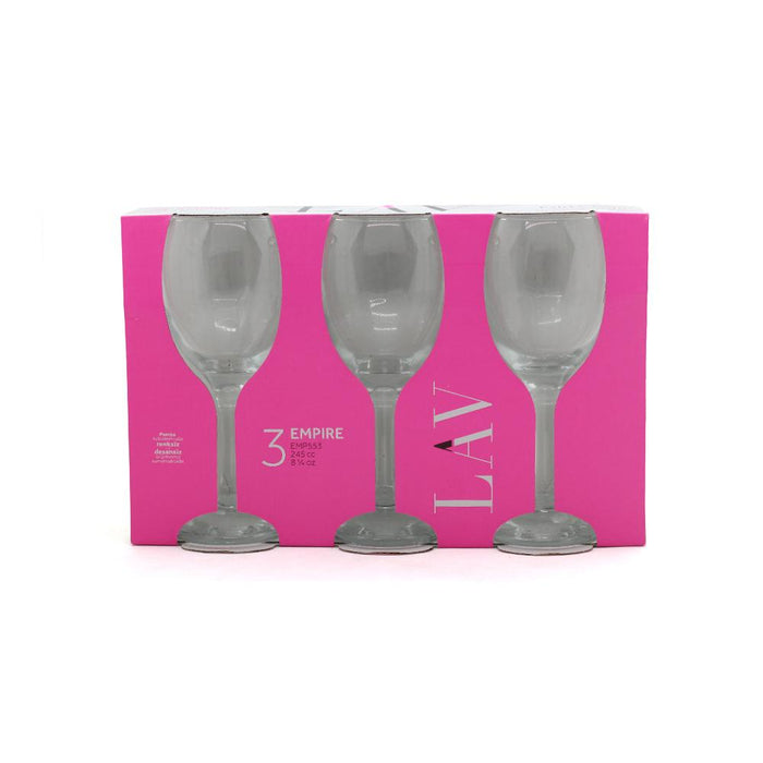 Lav Copa Empire de Vino 245 cc  Set x3