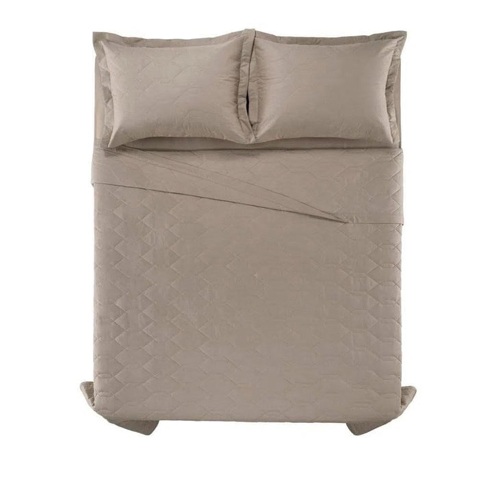 Karsten Cubre Cama Liss 240X255 Queen Taupe