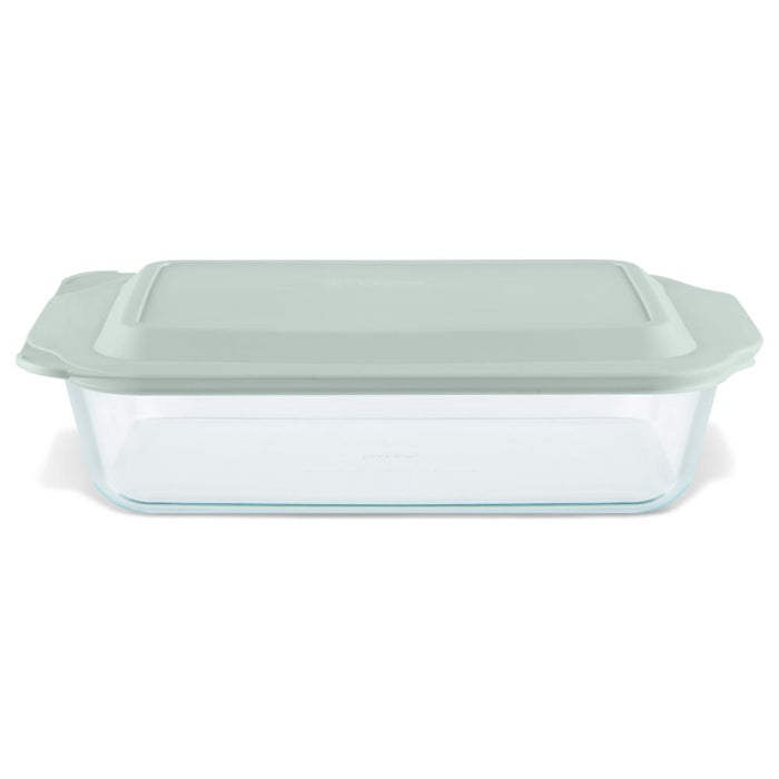 0Pyrex Profundo 4.7L Oblong Baking Dish c/Tapa